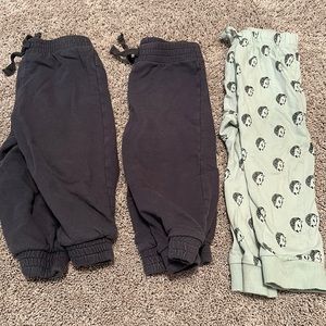 Size 18 month 3 pairs casual sweats